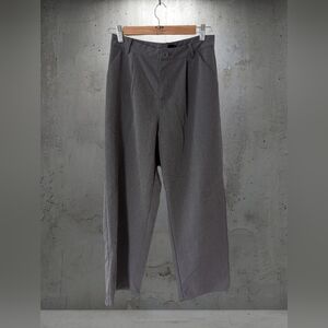 Straight Leg Women's Gray Dress Pants